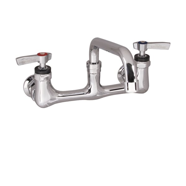 Faucet, 8"Wall , 8"Spt, Leadfree